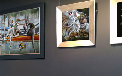 Een klein schilderij