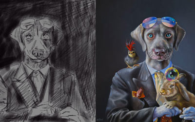 Ontstaan van een schilderij